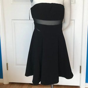 Express strapless dress with cutouts, NWT